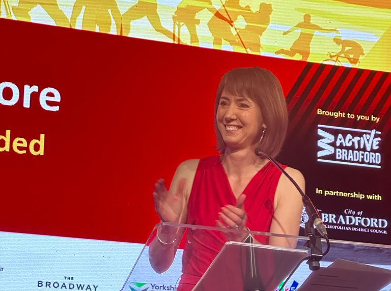 Speaking at Active Bradford event