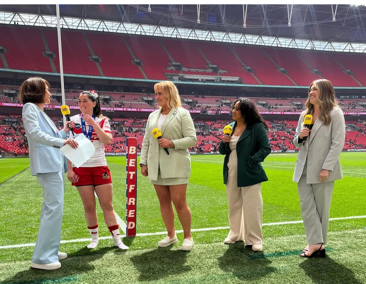 Broadcasting at Wembley Stadium